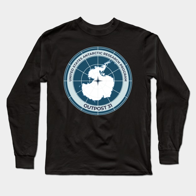 The Thing - Outpost 31 badge Long Sleeve T-Shirt by PCB1981